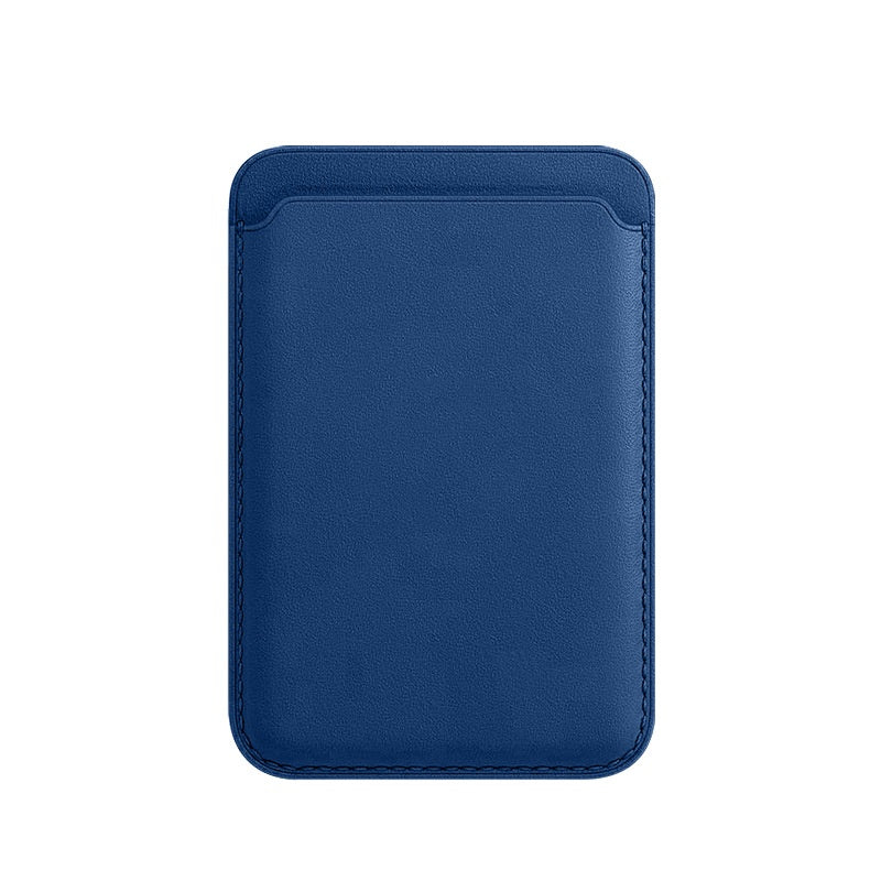 Foldova magnetic phone wallet in Pacific Blue — vegan leather card holder